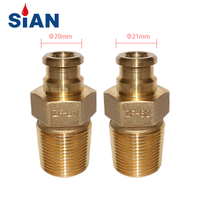 Sian生产ZF-B1黄铜安全自关闭LPG气缸瓶在阀门上用于家庭用途